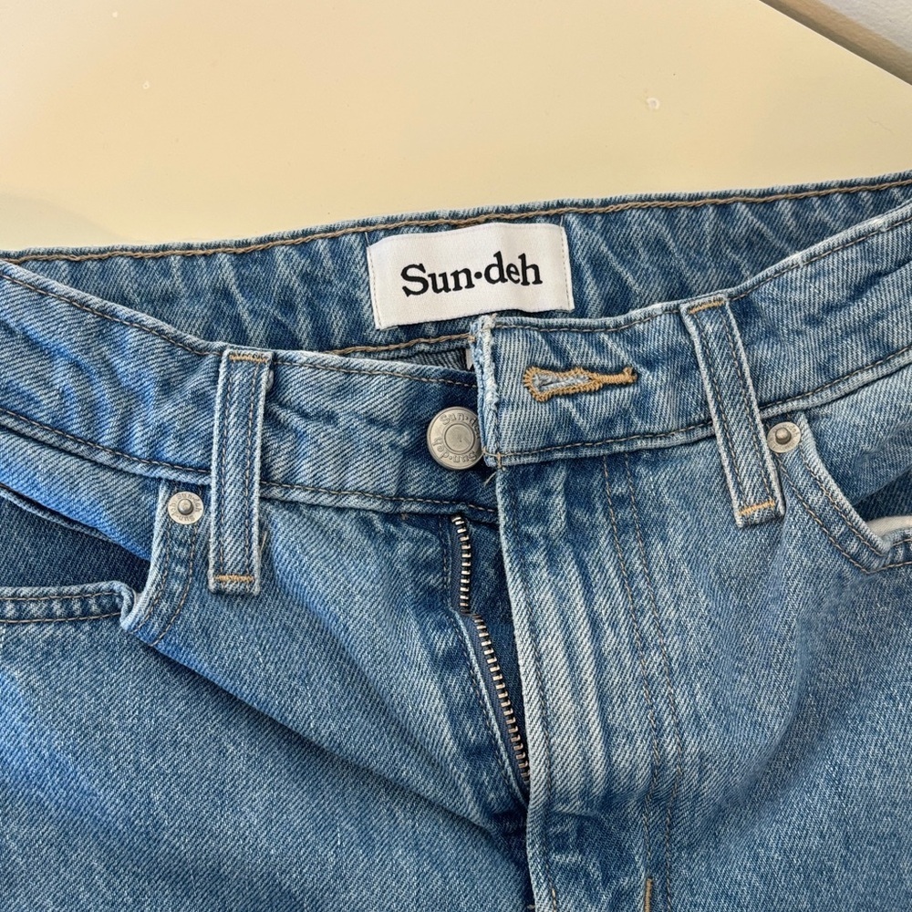 Aritzia Light Blue Straight Leg Jeans